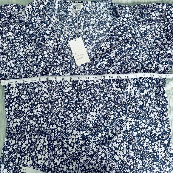 NWT A New Day Floral Dress / Navy & White / XXL - Picture 8 of 10